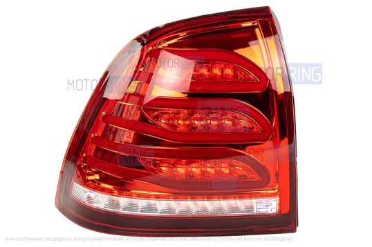 Задний левый красный светодиодный фонарь ML в стиле Мерседес АМГ для Лада Приора