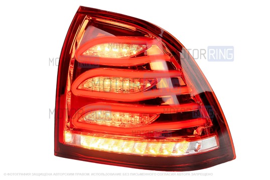 Задний правый красный светодиодный фонарь ML в стиле Мерседес АМГ для Лада Приора_1