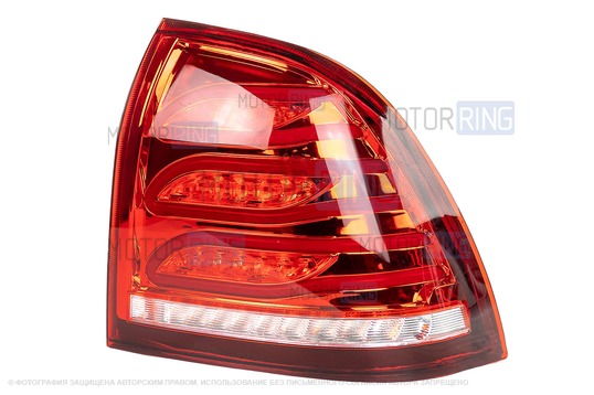Задний правый красный светодиодный фонарь ML в стиле Мерседес АМГ для Лада Приора