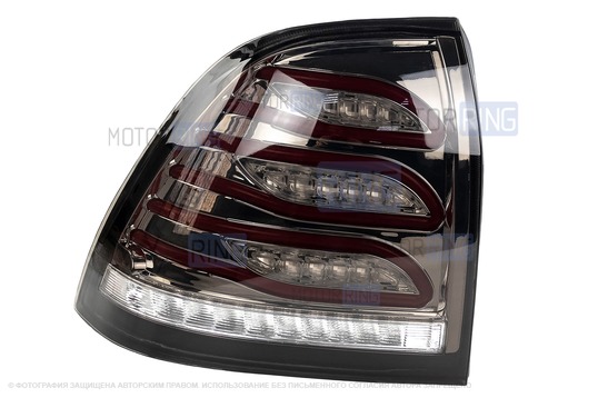 Задний левый тонированный светодиодный фонарь ML в стиле Мерседес АМГ для Лада Приора