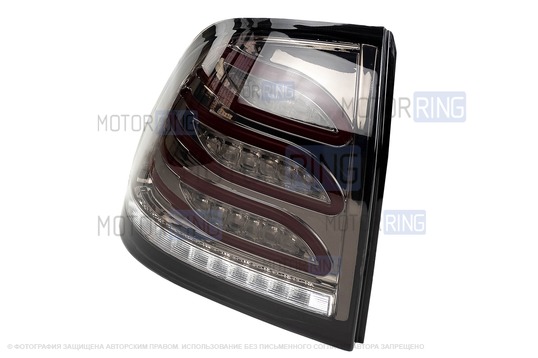 Задний левый тонированный светодиодный фонарь ML в стиле Мерседес АМГ для Лада Приора