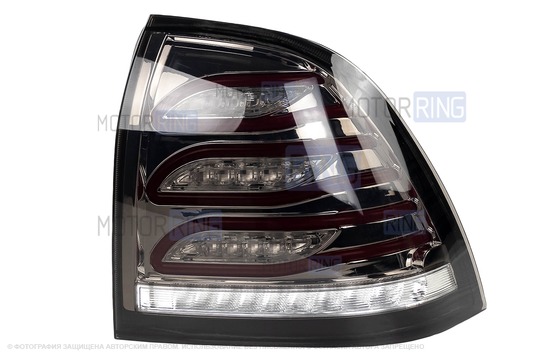 Задний правый тонированный светодиодный фонарь ML в стиле Мерседес АМГ для Лада Приора
