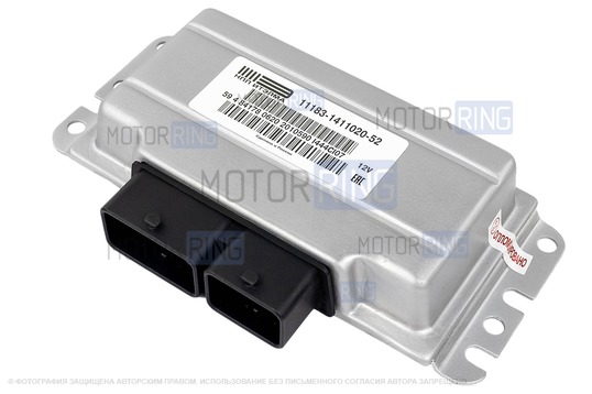 Контроллер ЭБУ Январь 11183-1411020-52 (Элкар) под электронную педаль газа для Лада Калина