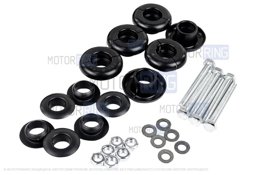 Комплект Г-образных подголовников задних сидений (3 шт) для Лада Гранта