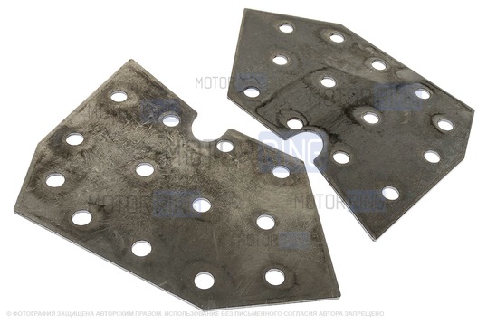 Монтажные пластины GTS переноса заднего амортизатора для ВАЗ 2101-2107_1