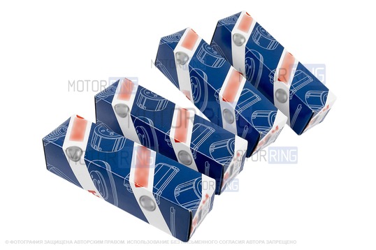 Форсунки BOSCH 022 короткие (4шт) для 16 кл ВАЗ 2110-2112, Лада Приора, Калина 2, Гранта с двигателем 1.6л_1