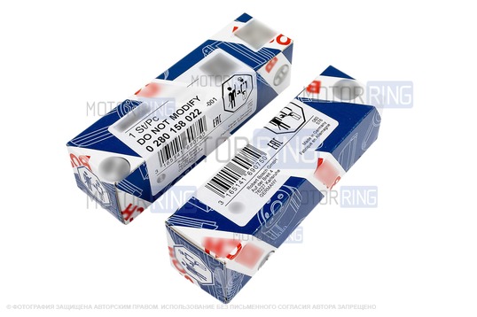 Форсунки BOSCH 022 короткие (4шт) для 16 кл ВАЗ 2110-2112, Лада Приора, Калина 2, Гранта с двигателем 1.6л