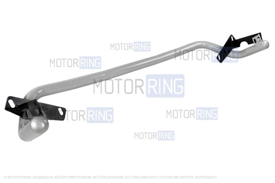 Защита переднего бампера PT Group одинарная 63мм серебристая (Искра) для Renault Duster с 2016 г.в., Nissan Terrano с 2014 г.в.