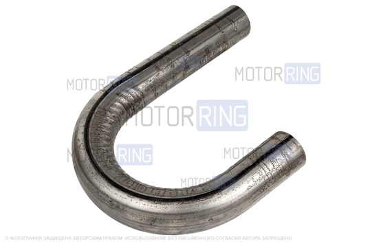 Гиб GTS 180 градусов 750мм d63 для монтажа выхлопных систем