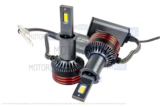 Светодиодные лампы SEM-ALI S-105 95W с цоколем H3 30000lux, 6000K