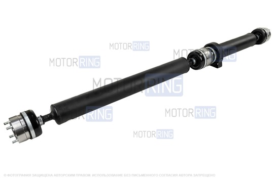 Вал карданный задний Серп и Молот на ШРУСах в сборе для 5-дверных Лада 4х4, Нива Легенд