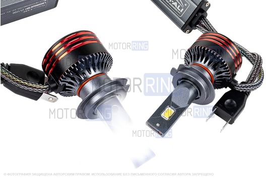 Светодиодные лампы SEM-ALI S-105 95W с цоколем H7 30000lux, 6000K_1