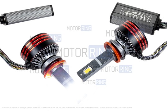 Светодиодные лампы SEM-ALI S-105 95W с цоколем H27 (880) 30000lux, 6000K_1