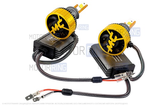 Светодиодные лампы SEM-ALI S-185 180W с цоколем H1 50000lux, 6000K