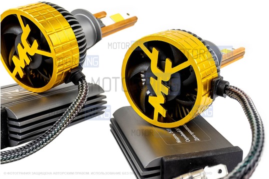 Светодиодные лампы SEM-ALI S-185 180W с цоколем H1 50000lux, 6000K