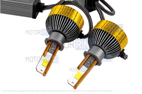 Светодиодные лампы SEM-ALI S-185 180W с цоколем H3 50000lux, 6000K