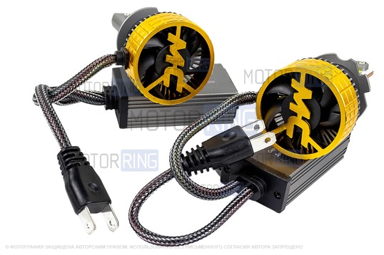 Светодиодные лампы SEM-ALI S-185 180W с цоколем H7 50000lux, 6000K