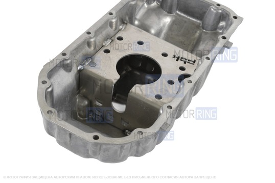 Противоотливной дюралюминиевый поддон PBK для Лада Веста NG с двигателем 1.8л.