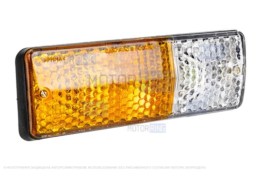 Подфарник передний правый желтый для ВАЗ 2103, 2106, Лада Нива 4х4