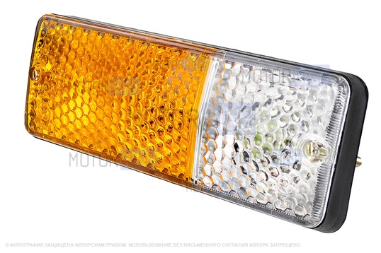 Подфарник передний правый желтый для ВАЗ 2103, 2106, Лада Нива 4х4