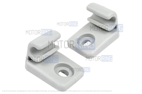 Держатели солнцезащитных козырьков серые 2шт для Лада Веста, Веста NG_1