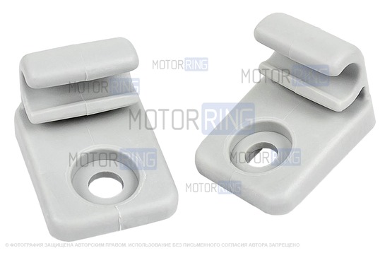 Держатели солнцезащитных козырьков серые 2шт для Лада Веста, Веста NG