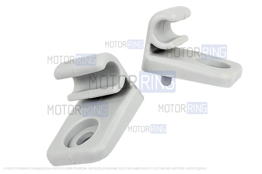 Держатели солнцезащитных козырьков серые 2шт для Лада Веста, Веста NG