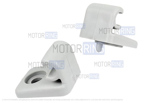 Держатели солнцезащитных козырьков серые 2шт для Лада Веста, Веста NG