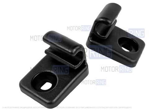 Держатели солнцезащитных козырьков черные 2шт для Лада Веста, Веста NG_1