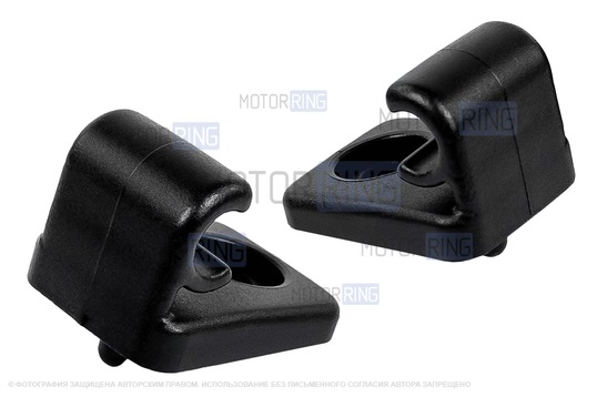 Держатели солнцезащитных козырьков черные 2шт для Лада Веста, Веста NG