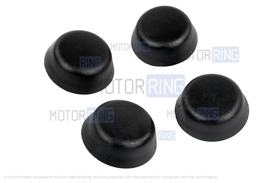 Комплект из четырех облицовок болтов ремней безопасности для Лада Ларгус, Икс Рей, Renault Duster, Sandero, Kaptur, Logan