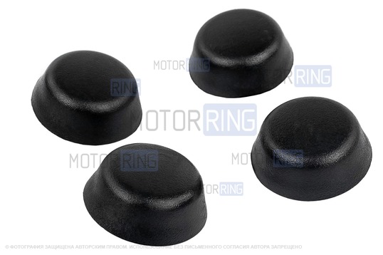 Комплект из четырех облицовок болтов ремней безопасности для Лада Ларгус, Икс Рей, Renault Duster, Sandero, Kaptur, Logan