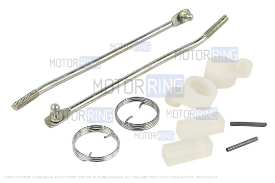 Ремкомплект дверных тяг передних наружных ручек для ВАЗ 2109, 21099, 2114, 2115_1