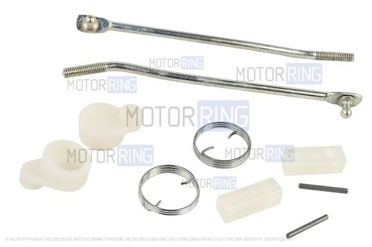 Ремкомплект дверных тяг передних наружных ручек для ВАЗ 2109, 21099, 2114, 2115