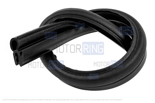 Уплотнитель капота БРТ передний под фару для Лада Калина