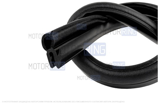 Уплотнитель капота БРТ передний под фару для Лада Калина