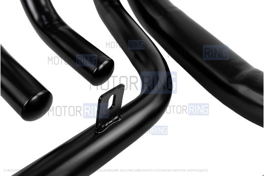 Защита переда ТехноСфера Низ с трубой с дополнительной защитой двигателя для Шевроле Нива рестайлинг с 2009 г.в.