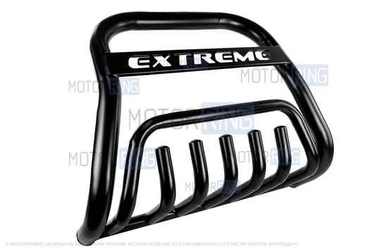 Защита переда ТехноСфера Низ с трубой с дополнительной защитой двигателя для Шевроле Нива рестайлинг с 2009 г.в.