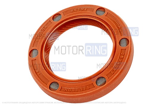 Сальник коленвала предний маленький 28х42х7 Victor Reinz для ВАЗ 2108-21099, 2113-2115