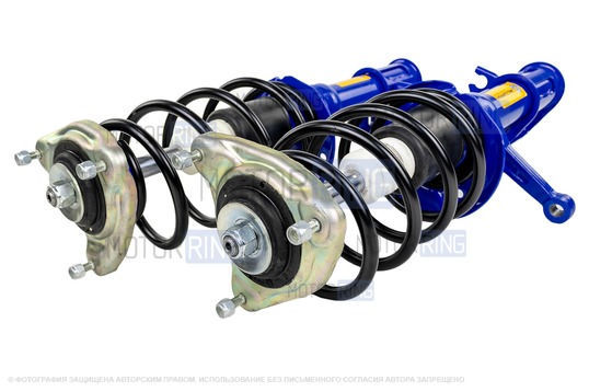 Газомасляные стойки передней подвески АСОМИ Sport с занижением 30 мм в сборе для Лада Приора_1