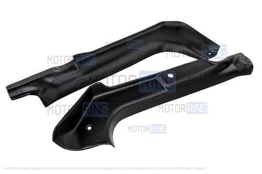 Комплект передних и задних накладок на ковролин для Рено Сандеро 2 2013-2018 г.в.