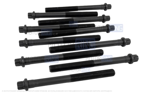 Комплект болтов ГБЦ DACHIA под звездочку для 8 кл ВАЗ 2108-21099, 2110-2112, 2113-2115, Лада Ока, Калина, Гранта, Приора_1