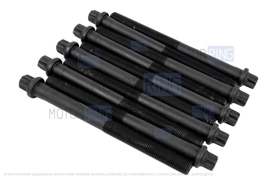 Комплект болтов ГБЦ DACHIA под звездочку для 8 кл ВАЗ 2108-21099, 2110-2112, 2113-2115, Лада Ока, Калина, Гранта, Приора