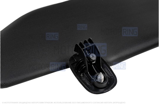 Черные солнцезащитные козырьки с зеркалом от Веста Спорт для Лада Веста, Веста NG