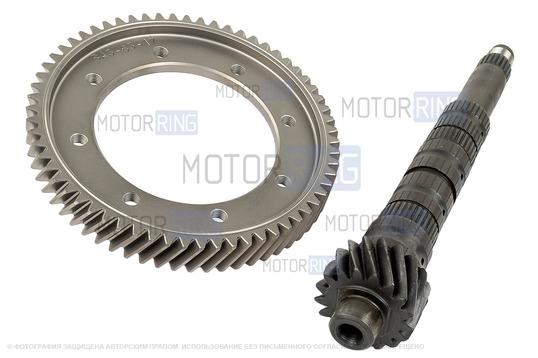 Главная пара SOKOL 3.7 для ВАЗ 2112, Лада Калина, Калина 2, Приора, Гранта