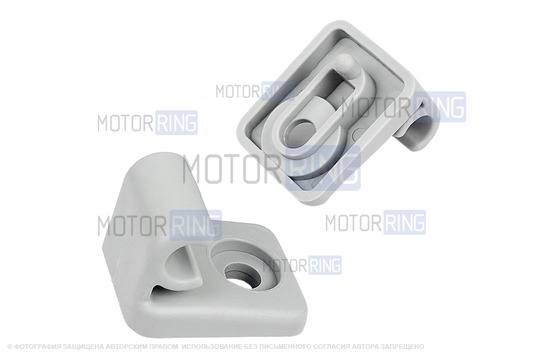 Светлые солнцезащитные козырьки Люкс с зеркалом в комплекте с держателями для Лада Веста, Веста NG