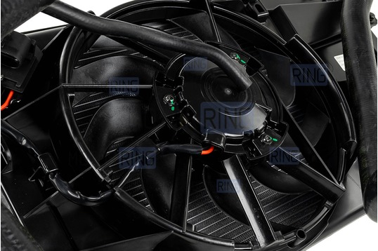 Радиатор основной и кондиционера в сборе (моноблок) KDAC нового образца для Лада Гранта, Калина 2, Датсун с МКПП