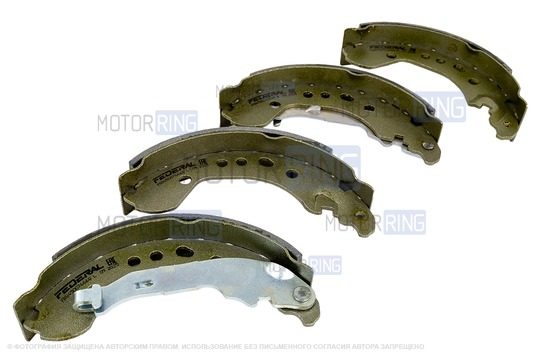 Барабанные тормозные колодки Federal Reserve для Лада Веста_1