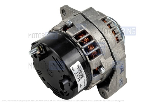 Генератор КЗАТЭ (TADEM) 110А с Евро-разъемом для Лада 4х4 с 2019 г.в., Нива Легенд