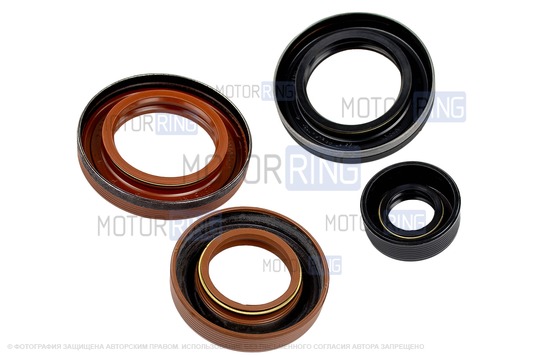 Комплект сальников КПП CS20 Original Plus (ремкомплект) для ВАЗ 2108-21099, 2110-2112, 2113-2115, Лада Гранта, Калина, Приора